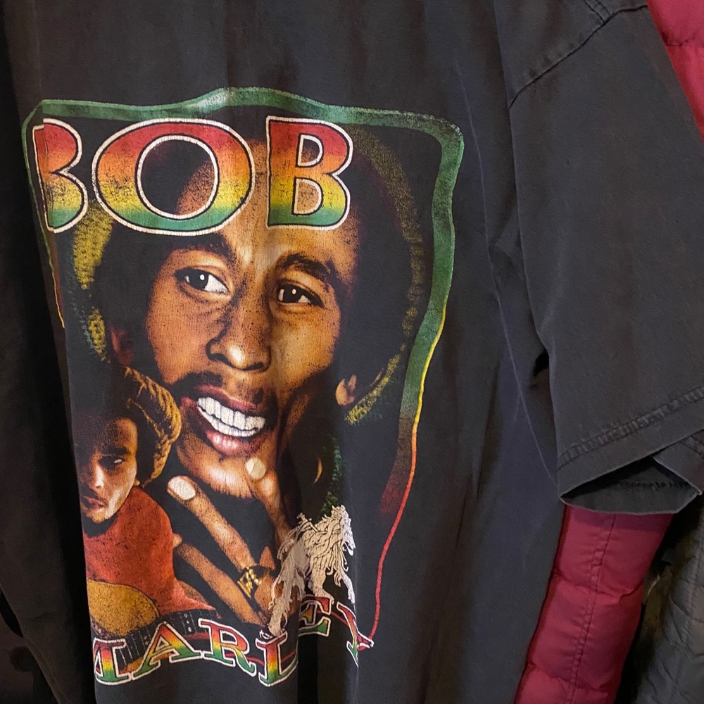 Vtg bob marley tee 90s 80s throwback flee
